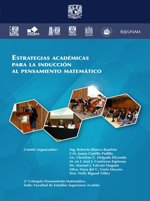 cover image of Estrategias académicas para la inducción al pensamiento matemático